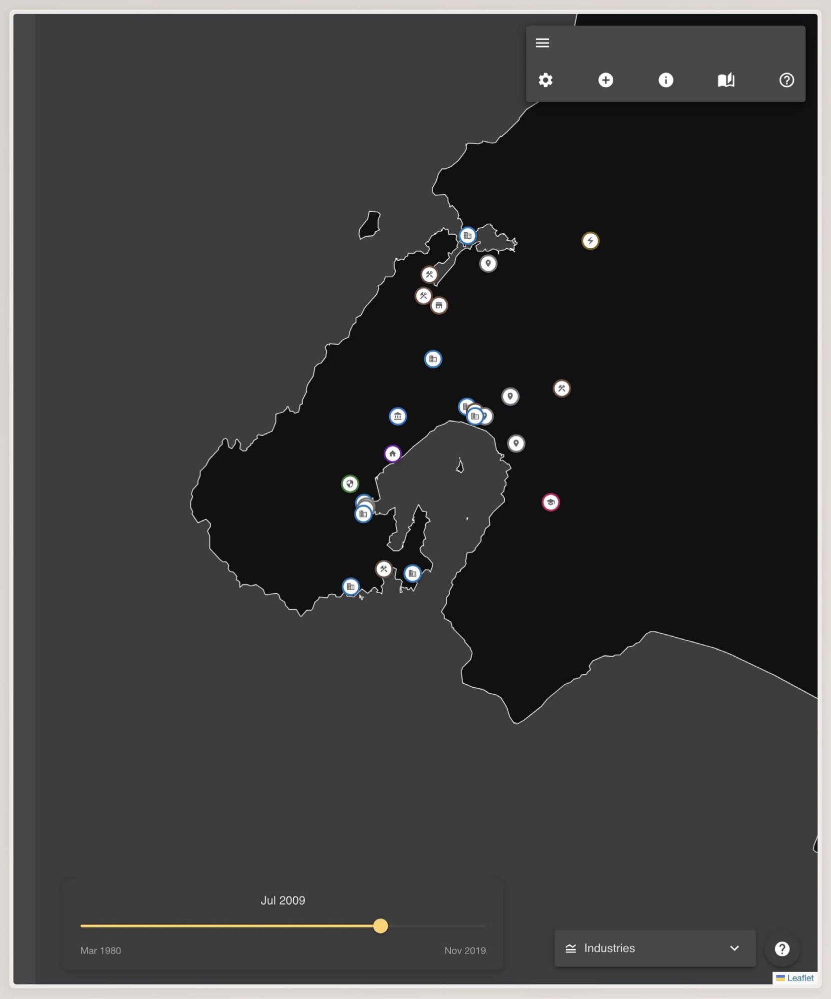 Detail view of certification and network mapping